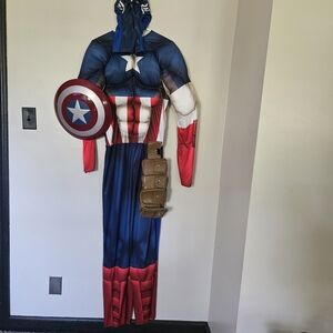 Marvel Captain America Adult Costume with Shield